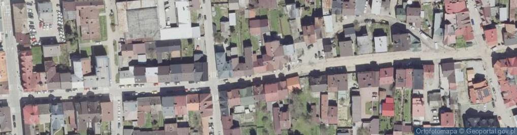 Zdjęcie satelitarne Długa ul.