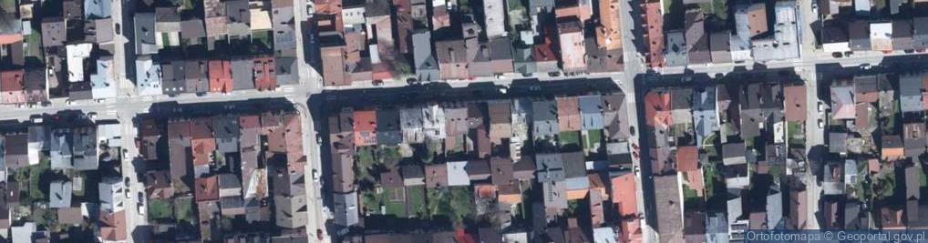Zdjęcie satelitarne Długa ul.