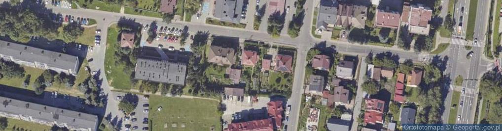Zdjęcie satelitarne Długa ul.