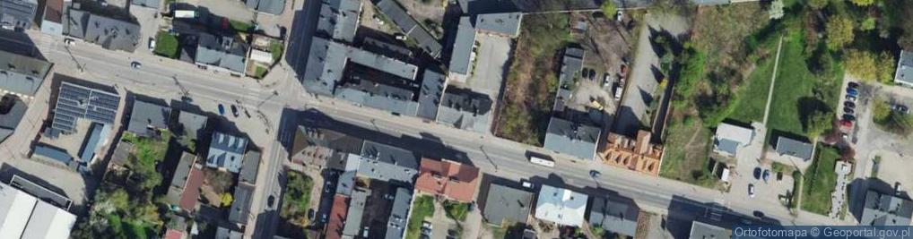 Zdjęcie satelitarne Długa ul.