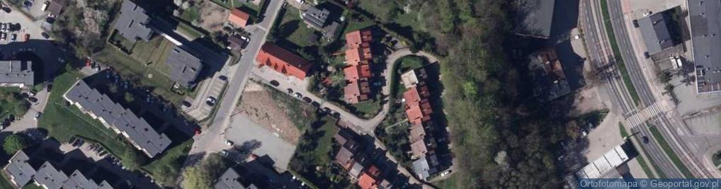 Zdjęcie satelitarne Doliny Miętusiej ul.