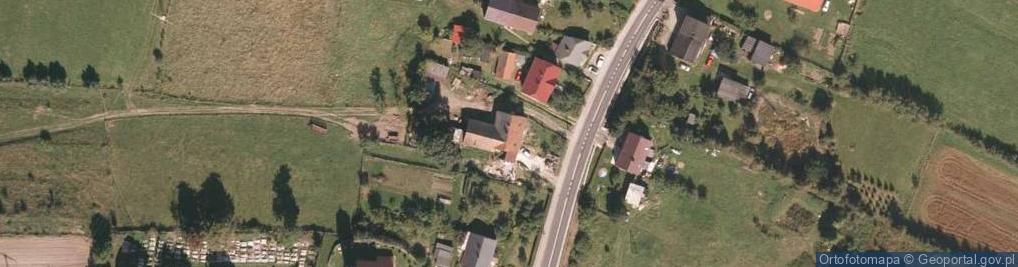 Zdjęcie satelitarne Domanów ul.