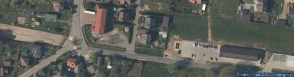 Zdjęcie satelitarne Dominikowej ul.