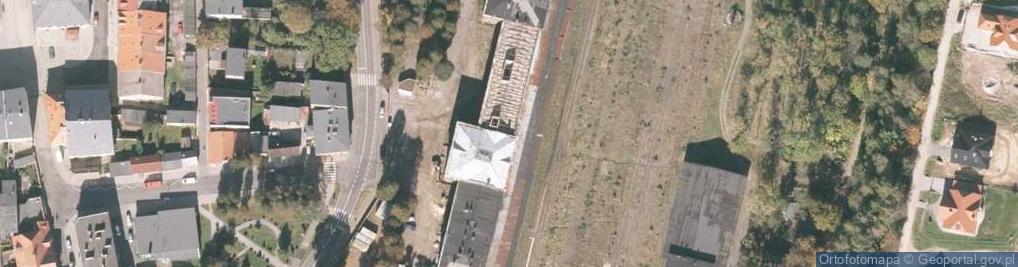 Zdjęcie satelitarne Domy Kolejowe ul.