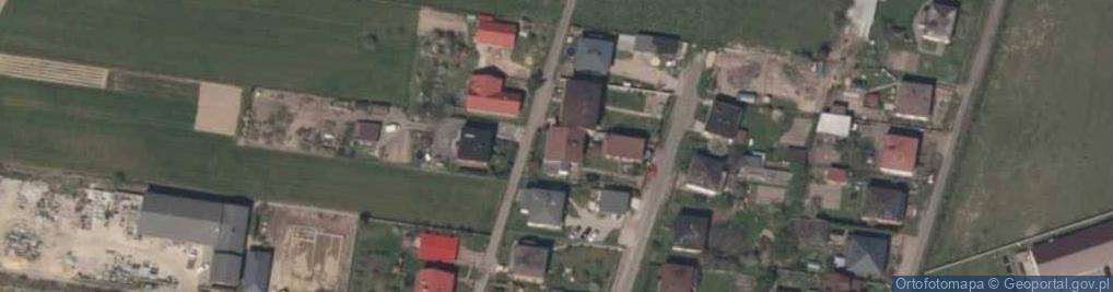 Zdjęcie satelitarne Drużbice-Kolonia ul.