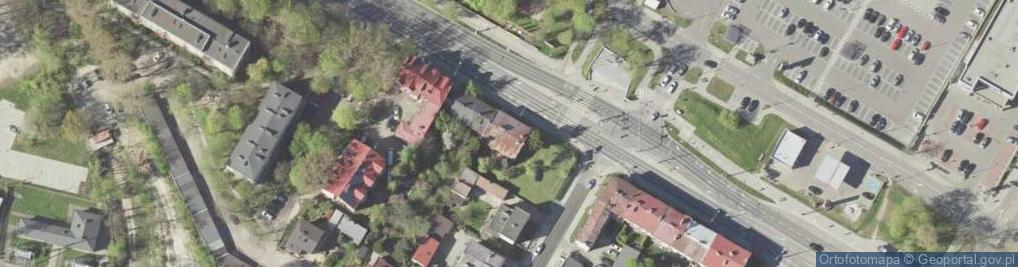 Zdjęcie satelitarne Droga Męczenników Majdanka ul.