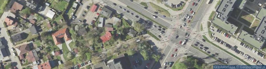 Zdjęcie satelitarne Droga Męczenników Majdanka ul.