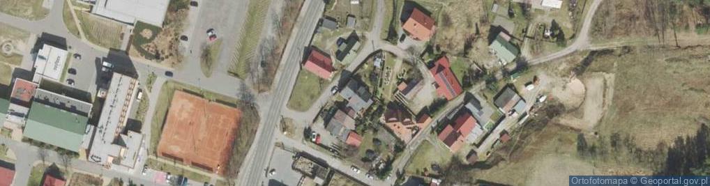 Zdjęcie satelitarne Drzonków-Boczna ul.