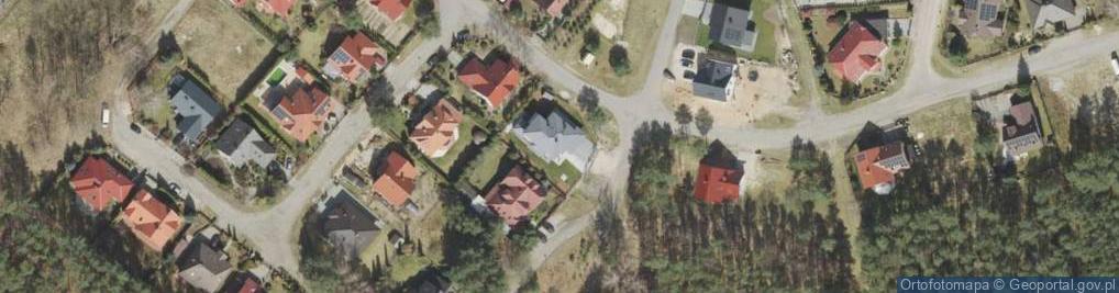 Zdjęcie satelitarne Drzonków-Jastrzębia ul.