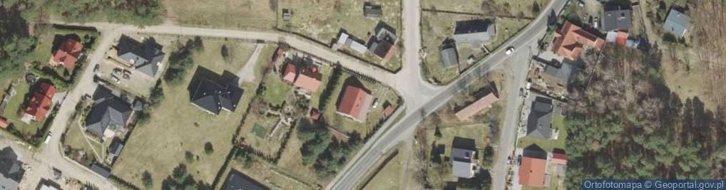 Zdjęcie satelitarne Drzonków-Modrzewiowa ul.