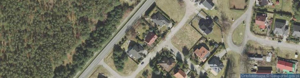 Zdjęcie satelitarne Drzonków-Orla ul.