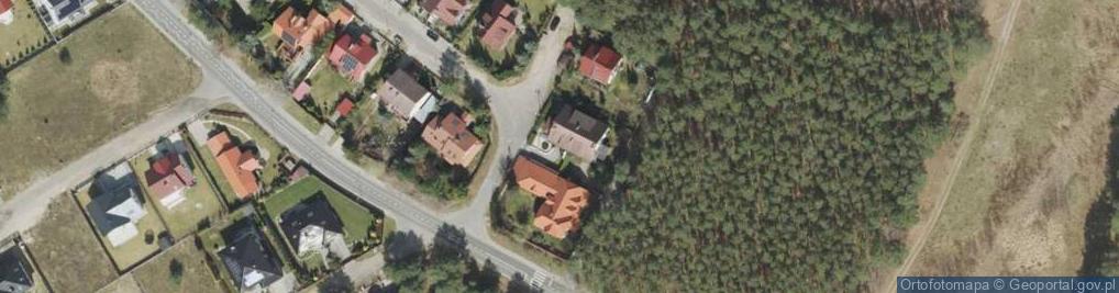 Zdjęcie satelitarne Drzonków-Rekreacyjna ul.