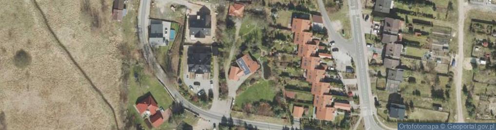 Zdjęcie satelitarne Drzonków-Słoneczna ul.