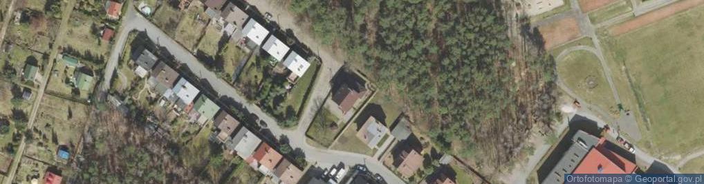 Zdjęcie satelitarne Drzonków-Szkolna ul.