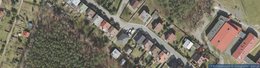 Zdjęcie satelitarne Drzonków-Szkolna ul.