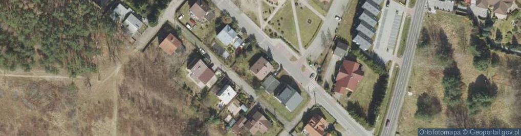 Zdjęcie satelitarne Drzonków-Szkolna ul.