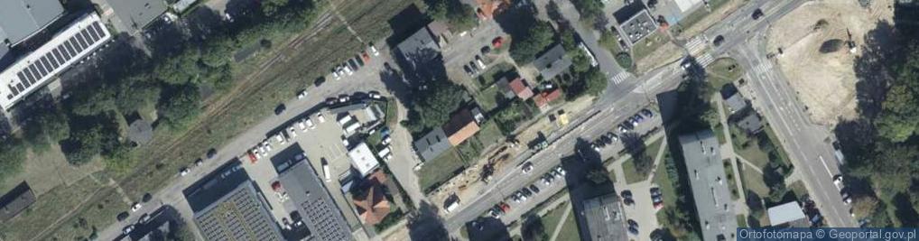 Zdjęcie satelitarne Dworcowa ul.