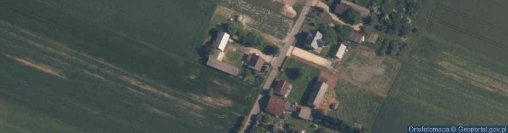 Zdjęcie satelitarne Dworszowice Kościelne-Kolonia ul.