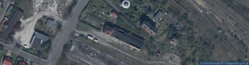 Zdjęcie satelitarne Dworzec Towarowy ul.