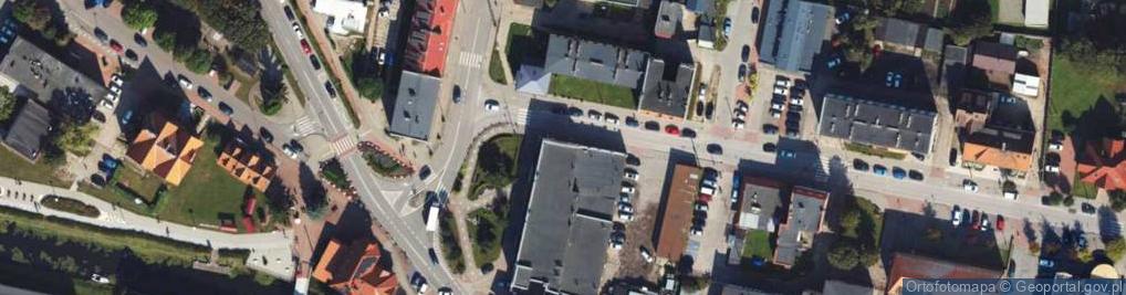 Zdjęcie satelitarne Dworcowa ul.