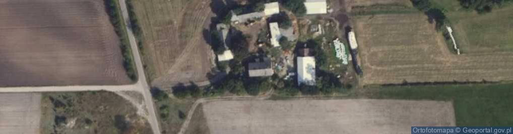 Zdjęcie satelitarne Dziewiń Duży ul.