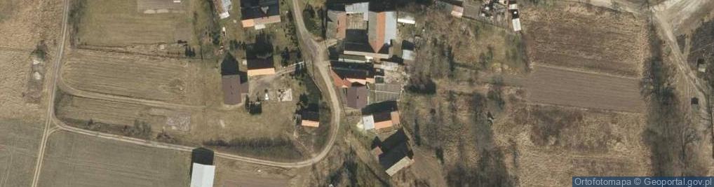 Zdjęcie satelitarne Dziewin ul.