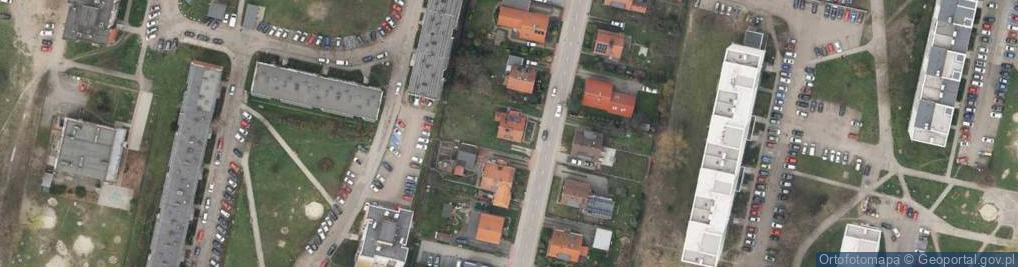 Zdjęcie satelitarne Dzierżona Jana, ks. ul.