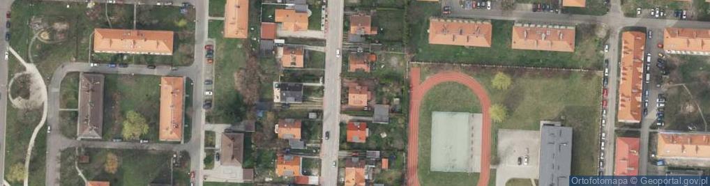 Zdjęcie satelitarne Dzierżona Jana, ks. ul.