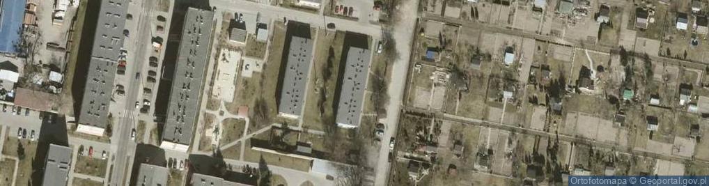 Zdjęcie satelitarne Działkowa ul.