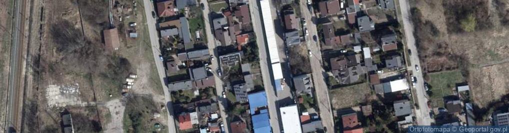 Zdjęcie satelitarne Dziewiarska ul.