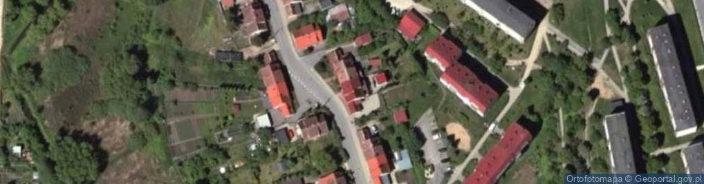 Zdjęcie satelitarne Dziękczynna ul.
