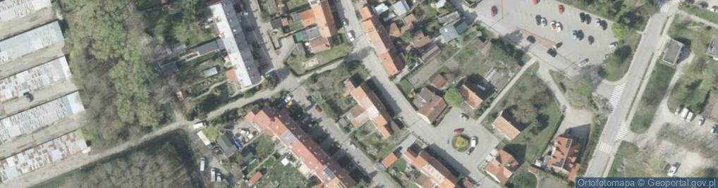 Zdjęcie satelitarne Dziękczynna ul.