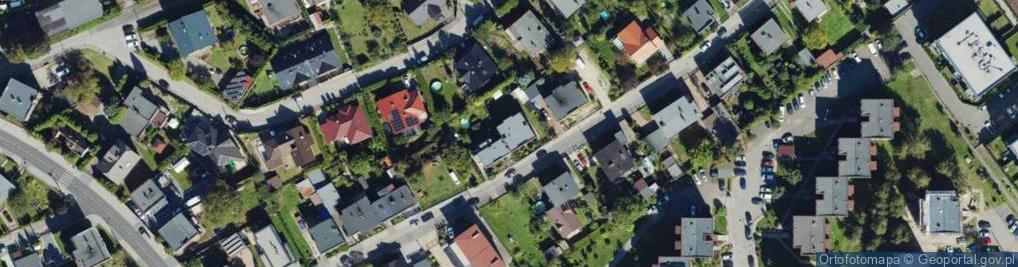 Zdjęcie satelitarne Działkowa ul.