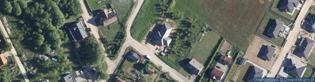 Zdjęcie satelitarne Działkowców ul.