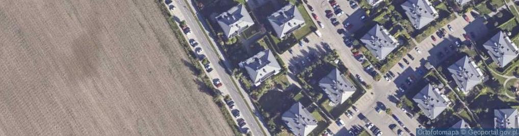 Zdjęcie satelitarne Działkowa ul.