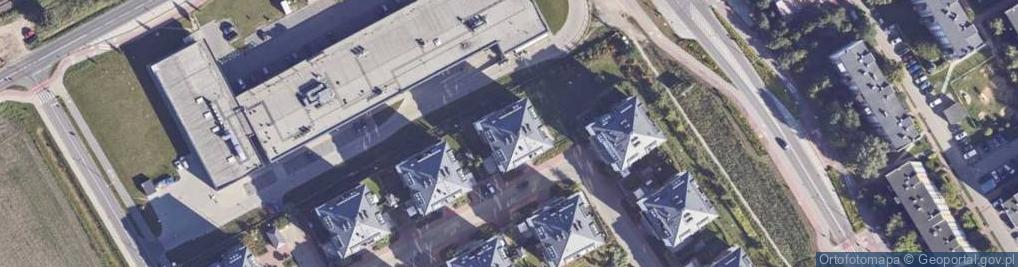 Zdjęcie satelitarne Działkowa ul.