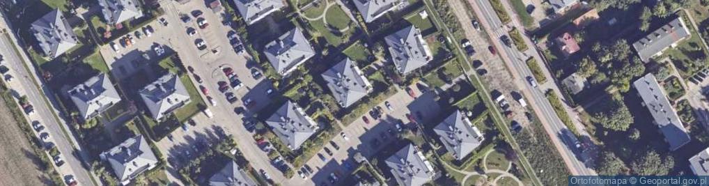 Zdjęcie satelitarne Działkowa ul.