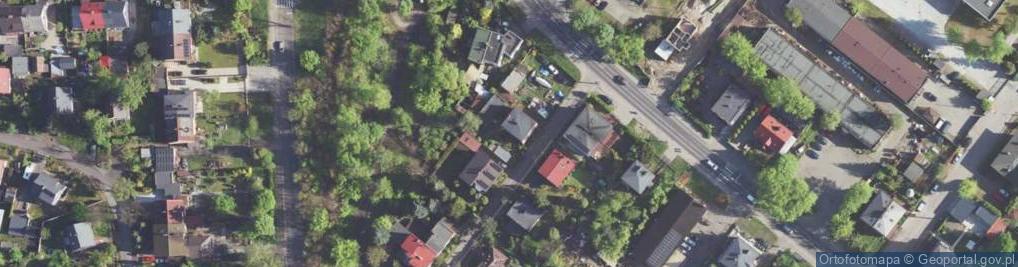 Zdjęcie satelitarne Działkowa ul.