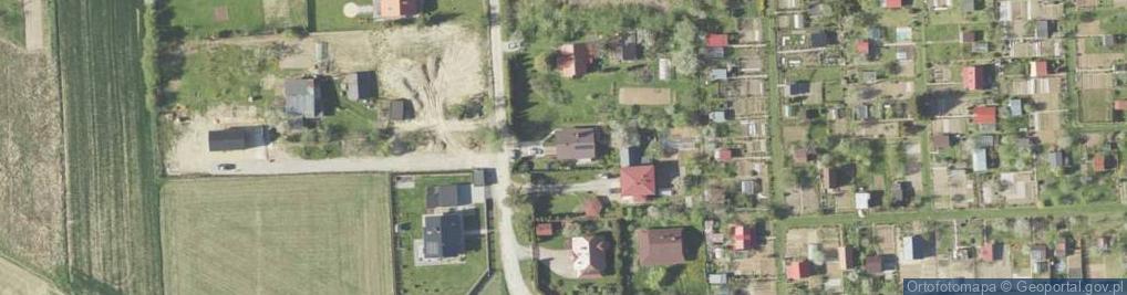 Zdjęcie satelitarne Działkowca ul.