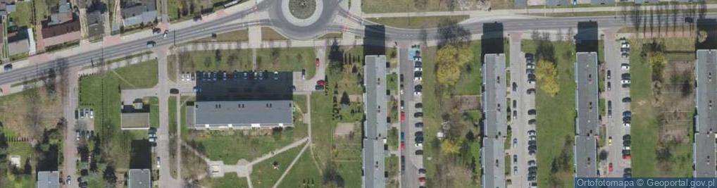 Zdjęcie satelitarne Dzieci Polskich ul.