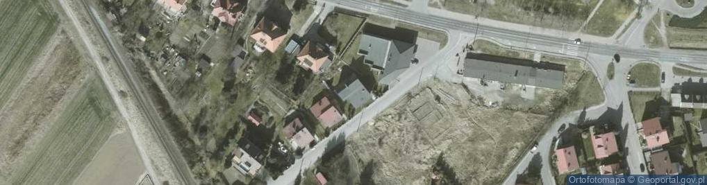 Zdjęcie satelitarne Działkowca ul.