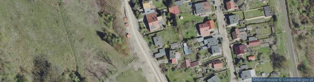 Zdjęcie satelitarne Dziewina ul.