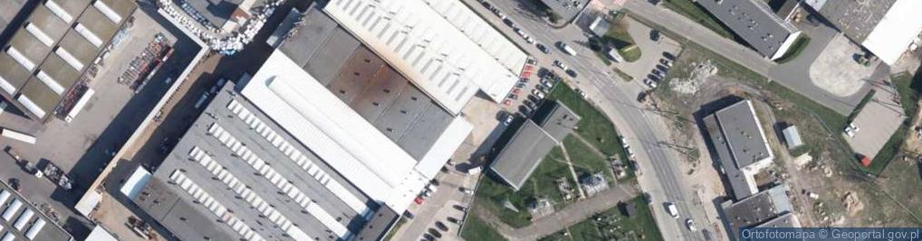 Zdjęcie satelitarne Fabryki Maszyn Żniwnych ul.