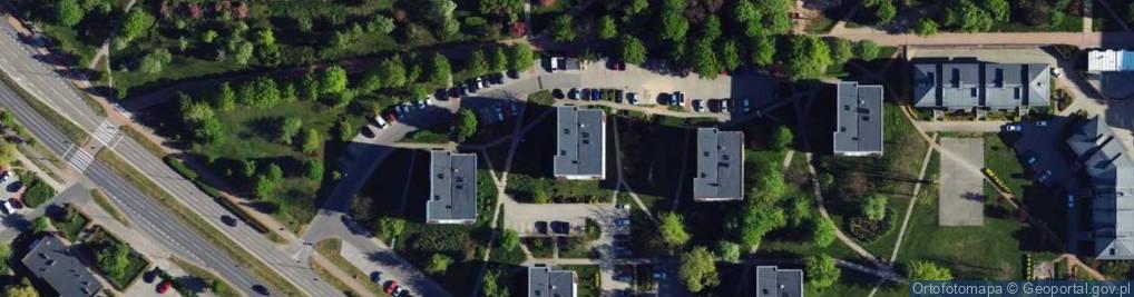 Zdjęcie satelitarne Fieldorfa-Nila Augusta Emila, gen. ul.
