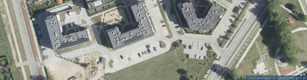 Zdjęcie satelitarne Fieldorfa-Nila Augusta Emila, gen. ul.