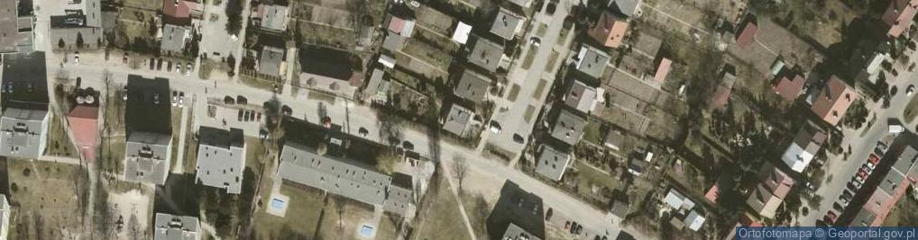 Zdjęcie satelitarne Fiołkowa ul.