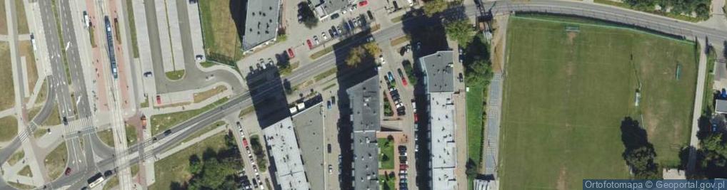 Zdjęcie satelitarne Fieldorfa-Nila Augusta Emila, gen. ul.