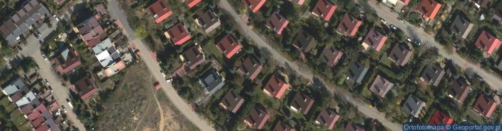 Zdjęcie satelitarne Fiołka ul.
