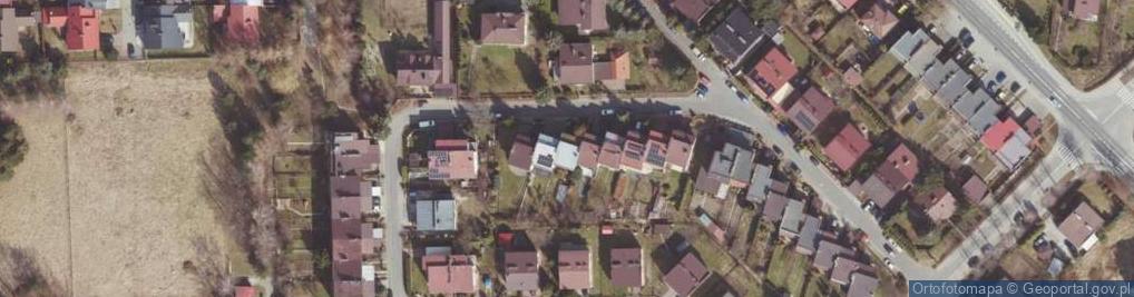 Zdjęcie satelitarne Fiołkowa ul.