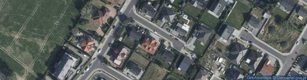 Zdjęcie satelitarne Fiołkowa ul.